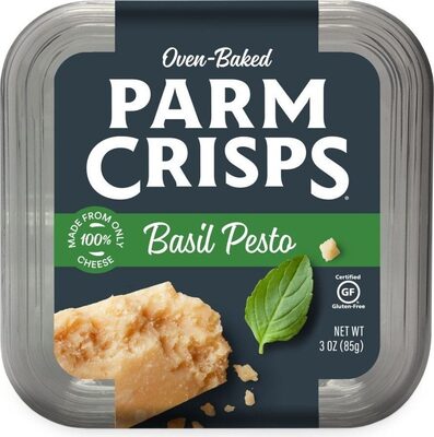 Basil Pesto Oven-Baked 100% Cheese, Basil Pesto