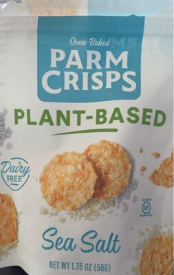 Sea Salt Plant-Based Oven-Baked Dairy Free Cheese Snack, Sea Salt