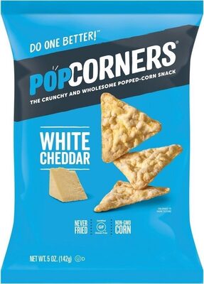 White Cheddar Popped-Corn Snack, White Cheddar