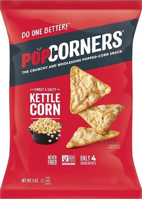 Sweet & Salty Kettle Corn The Crunchy And Wholesome Popped-Corn Snack, Sweet & Salty Kettle Corn