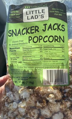 Snacker Jacks Popcorn, Snacker Jacks
