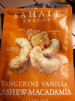 Cashew-Macadamia Glazed Mix, Tangerine Vanilla