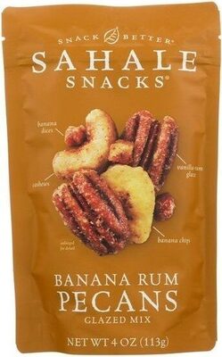 Banana Rum Pecans Glazed Mix, Banana Rum Pecans
