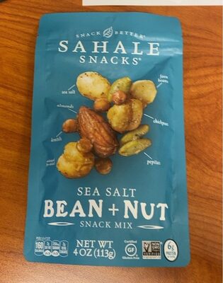 Sea Salt Bean + Nut Snack Mix, Sea Salt