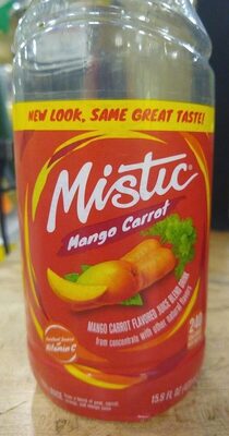 Mango Carrot Flavored Juice Blend Drink, Mango; Carrot