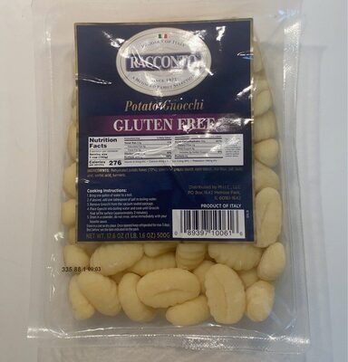 Potato Gluten Free Gnocchi, Potato
