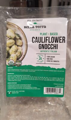 Cauliflower Organic Gnocchi, Cauliflower