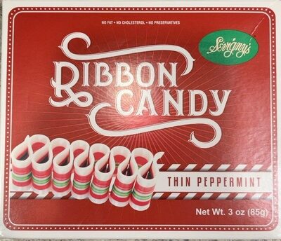 Thin Peppermint Ribbon Candy, Thin Peppermint