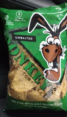 Unsalted Authentic Tortilla Chips, Unsalted