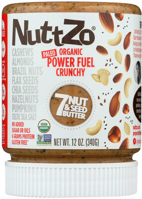 Power Fuel Crunchy 7 Nut & Seed Butter, Power Fuel Crunchy