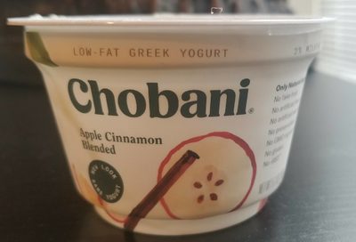 Apple Cinnamon Blended Low-Fat Greek Yogurt, Apple Cinnamon