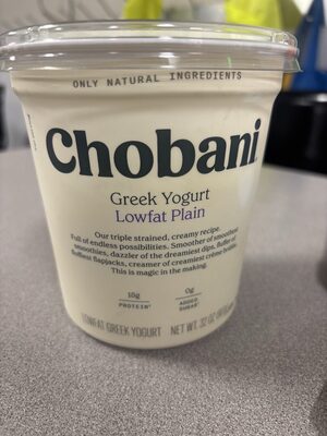 Plain Low-Fat Greek Yogurt, Plain