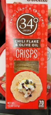 Chili Flake & Olive Oil Crisps, Chili Flake & Olive Oil