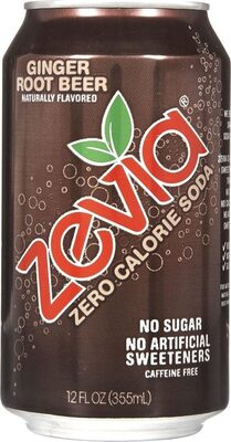 Ginger Root Beer Caffeine Free Zero Calorie Soda, Ginger Root Beer