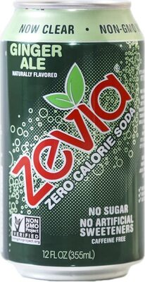 Ginger Ale Caffeine Free Zero Calorie Soda, Ginger Ale