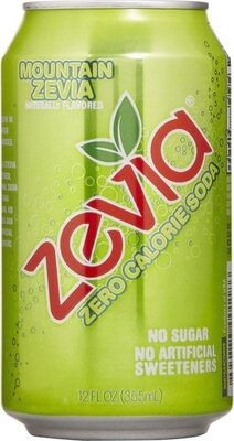 Mountain Zevia Zero Calorie Soda, Mountain Zevia