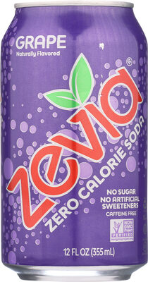 Zero Calorie Soda, Grape
