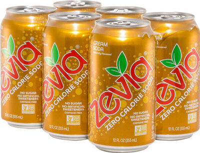 Cream Soda Caffeine Free Zero Calorie Soda, Cream Soda