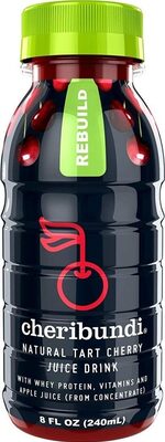 Rebuild Tart Cherry Juice Drink With Whey Protein, Vitamins And Apple Juice (From Concentrate), Rebuild