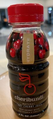 Hydrate Tart Cherry Juice With Coconut Water And Vitamin B Complex, Hydrate