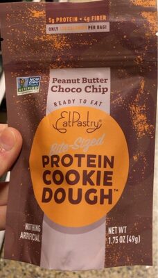 Peanut Butter Choco Chip Bite-Sized Protein Cookie Dough, Peanut Butter Choco Chip
