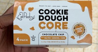 Chocolate Chip With Salted Caramel Core Cookie Dough Core, Chocolate Chip With Salted Caramel Core