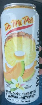 Cantaloupe, Pineapple & Vanilla With Pulp, Cantaloupe, Pineapple & Vanilla