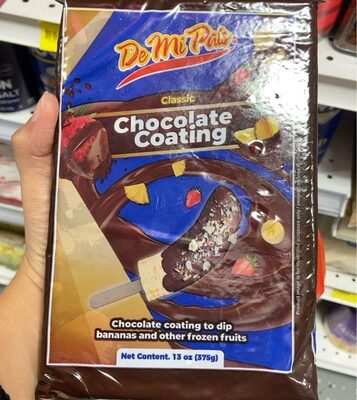 Classic Chocolate Coating Chocolate Coating To Dip Bananas And Other Frozen Fruits, Chocolate Coating
