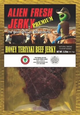 Honey Teriyaki Flavor Beef Jerky, Honey Teriyaki