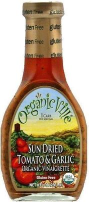 Organic Vinaigrette, Sun Dried Tomato & Garlic, Sun Dried Tomato & Garlic