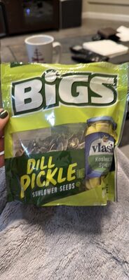 Bigs Vlasic Dill Pickle Sunflower Seeds 5.35 Oz