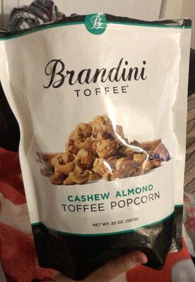 Cashew Almond Toffee Popcorn, Cashew Almond