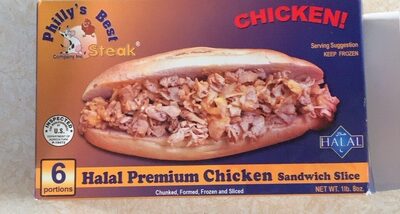 Halal Premium Chicken Sandwich Slice