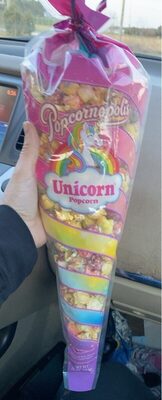 Lemon And Berry Flavored Unicorn Popcorn, Lemon And Berry