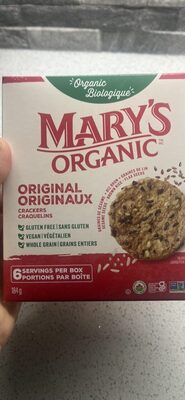 Original Organic Crackers, Original