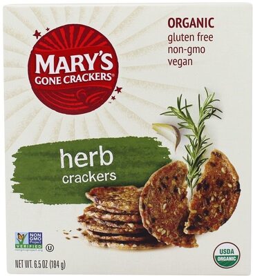 Herb Organic Crackers, Herb