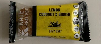 Lemon Coconut & Ginger Bivy Bar, Lemon Coconut & Ginger