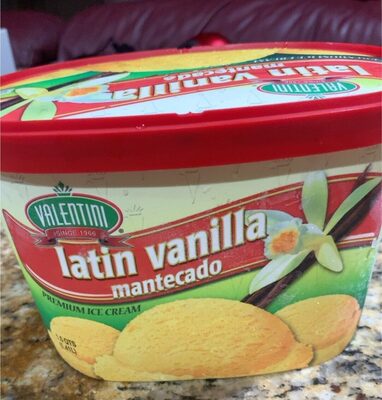 Latin Vanilla Mantecado Premium Ice Cream, Latin Vanilla Mantecado