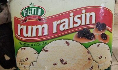 Rum Raisin Premium Ice Cream, Rum Raisin