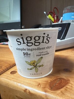 Vanilla Icelandic Style Skyr Strained Non-Fat Yogurt, Vanilla