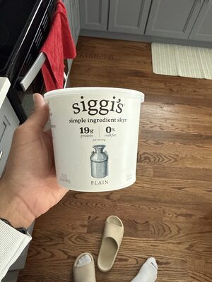 Plain Icelandic Style Skyr Strained Non-Fat Yogurt, Plain