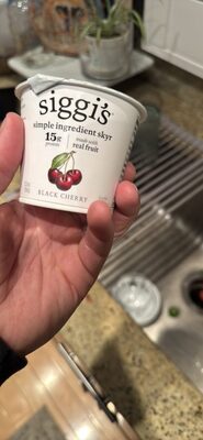 Black Cherry Icelandic Style Cream-Skyr Strained Low-Fat Yogurt, Black Cherry