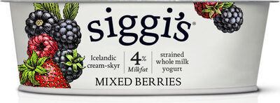 Mixed Berries Icelandic Style Cream-Skyr Strained Whole-Milk Yogurt, Mixed Berries