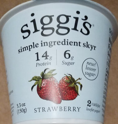 Lingonberry & Strawberry Icelandic Style Cream-Skyr Strained Low-Fat Yogurt, Lingonberry & Strawberry