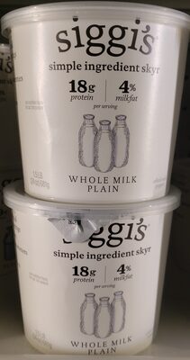 Plain Icelandic Cream-Skyr Strained Whole-Milk Yogurt, Plain