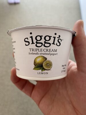 Lemon Triple Cream Icelandic-Style Strained Yogurt, Lemon