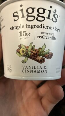 Vanilla & Cinnamon Strained Lowfat Yogurt, Vanilla & Cinnamon