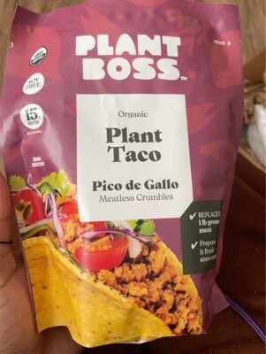 Plant Taco Organic Pico De Gallo Meatless Crumbles, Plant Taco