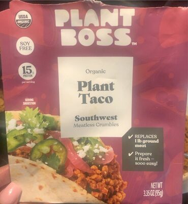 Southwest Organic Plant Taco Meatless Crumbles, Southwest