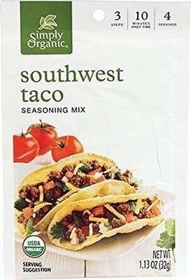 Southwest Taco Seasoning Mix, Southwest Taco